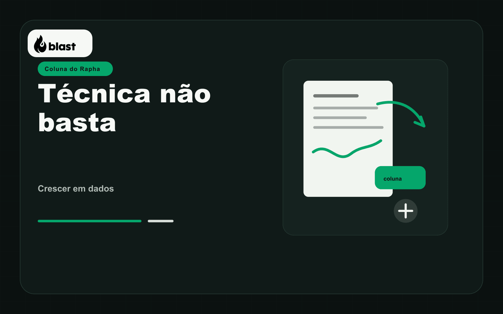 Técnica é base, não destino: o que 10 anos em dados me ensinaram sobre crescer na área
